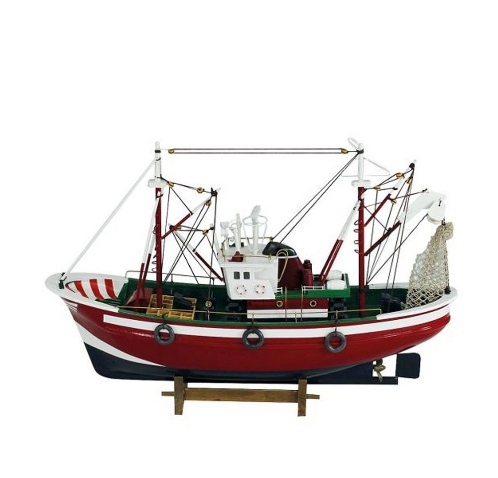 Linoows Dekoobjekt Fischkutter, Modell Fischerboot, Zweimast Kutter (1x), Zweimast Modell Kutter, Schiffsmodell von Linoows