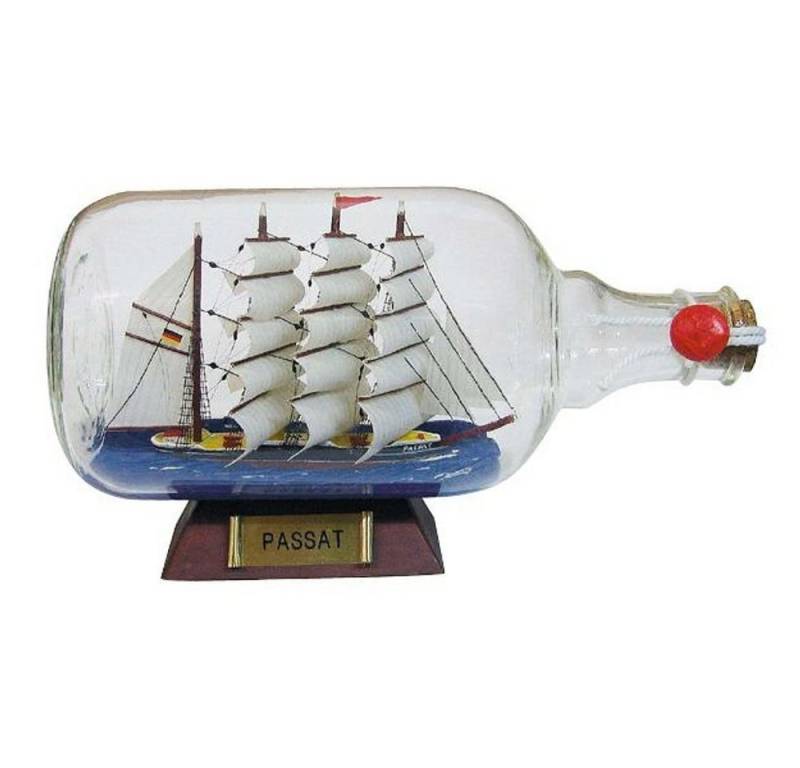 Linoows Dekoobjekt Großes Buddelschiff Passat", XXL Flaschenschiff, detailgetreues Modell in der Flasche" von Linoows