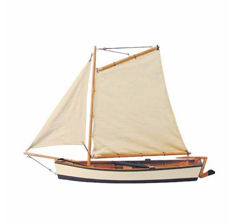 Linoows Dekoobjekt Ostsee Fischerkahn, Segel Fischer, Segelboot (1 Schiff), handgefertigtes Modellboot aus Holz von Linoows