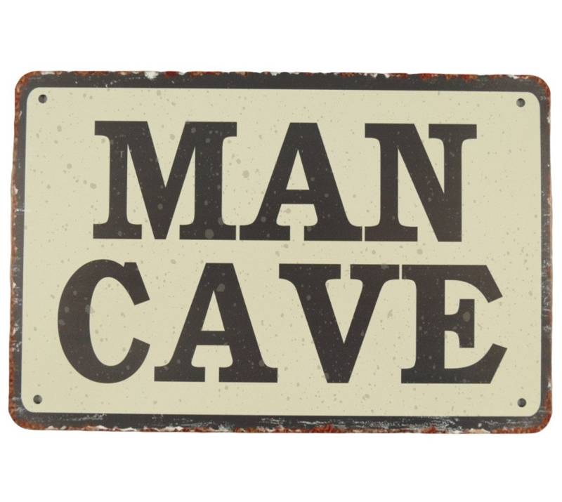 Linoows Metallschild Blechschild, Reklameschild Man Cave, Metallschild, Nostalgie Blechschild Schild 20x30 cm Linoows Metallschild Blechschild, Reklameschild Man Cave, Metallschild, Nostalgie Blechschild Schild 20x30 cm von Linoows