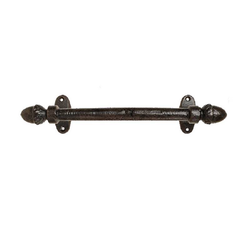 Linoows Möbelbeschlag Stoßgriff, Türgriff, Möbelgriff, Griffstange 31 cm, Retro Türstange, Möbelgriff Barock Türbeschlag Gußeisen von Linoows