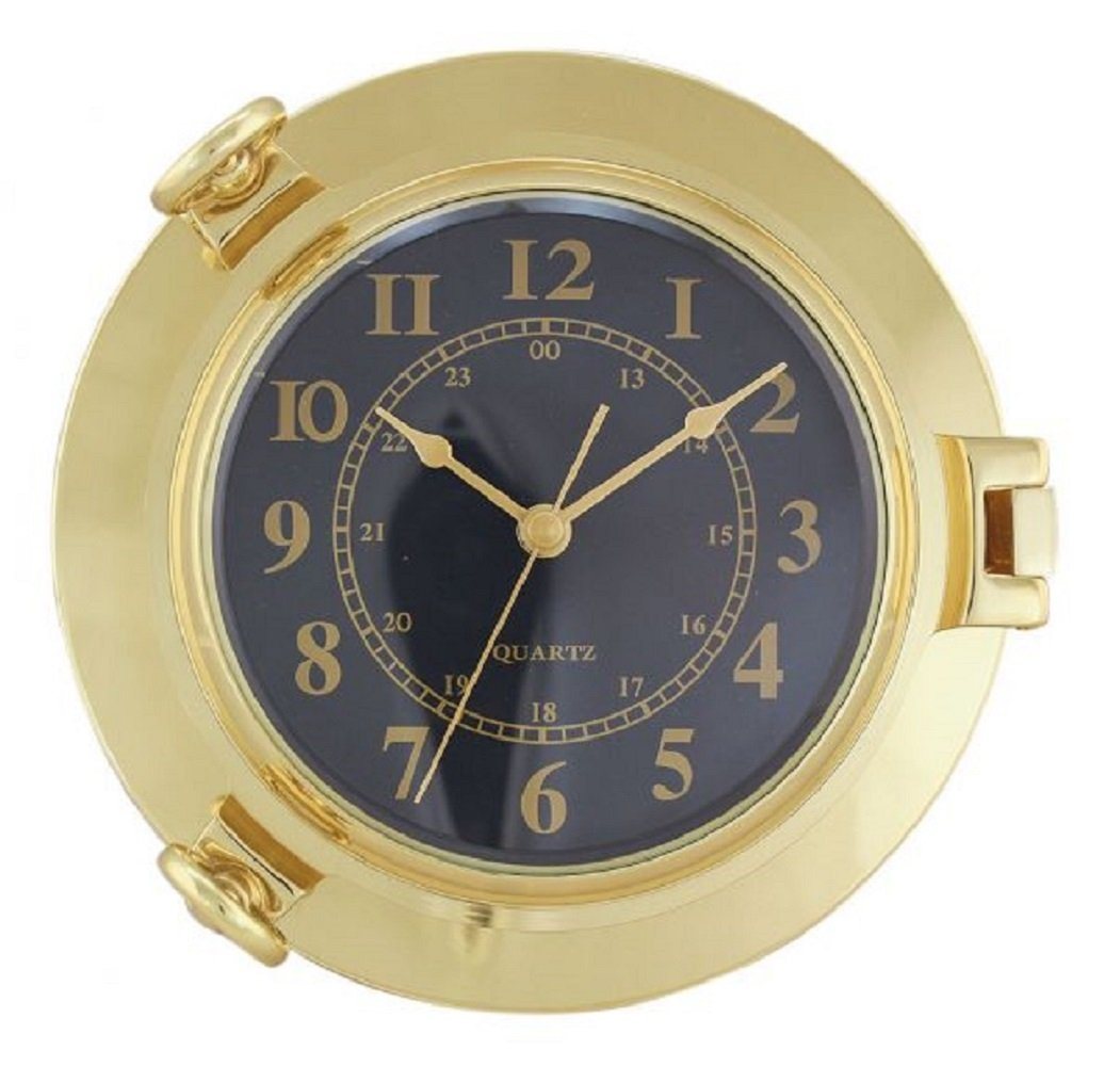 Linoows Uhr Maritime Wanduhr, Luxus Schiffsuhr Ø 22,5 cm von Linoows