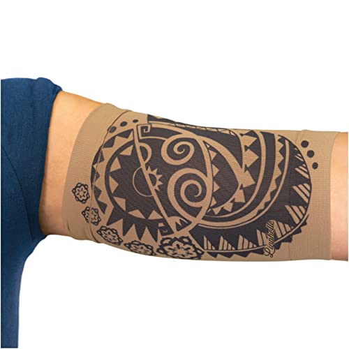 Linphelle Picc Line Mikrofaser Coverpicc - Armkatheter-Abdeckband aus atmungsaktivem Design-Gewebe, Arm Sleeve ideal für PICCs, Blutzuckermessgerät und Tattoo-Abdeckung, Geometrie, Größe L Linphelle Picc Line Mikrofaser Coverpicc - Armkatheter-Abdeckband aus atmungsaktivem Design-Gewebe, Arm Sleeve ideal für PICCs, Blutzuckermessgerät und Tattoo-Abdeckung, Geometrie, Größe L von Linphelle