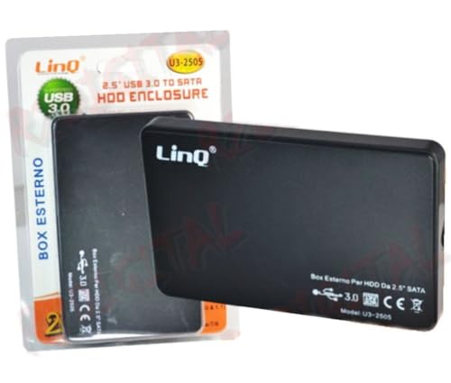 Box ESTERNO SATA2,5 + HD Hard Disk USB 3.0 von LinQ