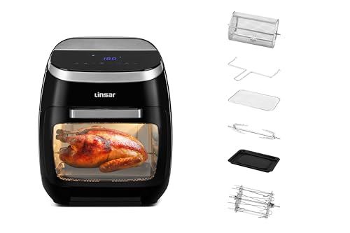 Linsar - Heißluftfritteuse 11L - Multifunktions Air Fryer Ofen mit VORTX-Technologie - Komplettes Zubehör-Set - Präzise Temperaturkontrolle 65-200°C - 8 Vorprogrammierte Einstellungen - 2000W von Linsar