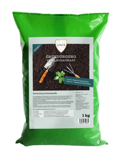 Linsor Gründüngung Frühlingsaussaat, stickstoffreich Humusbildend, 1kg für 333m² von Linsor