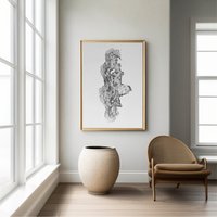 Redwood Maserholz, Baumring Druck, Holzschnitt Baum Des Lebens, , 24x36 Signierter Original Druck von LintonArt