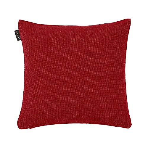 LINUM Pepper Premium Kissenhülle 50x50 cm, 100% Baumwolle, Maschinenwaschbar, Rot von LINUM