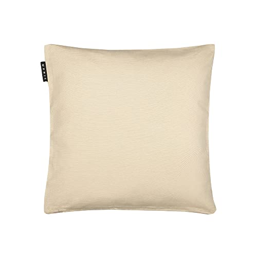 Linum Annabell Elegant Kissenhülle 40x40 cm, 100% Baumwolle, Maschinenwaschbar, Warmes Beige von Linum