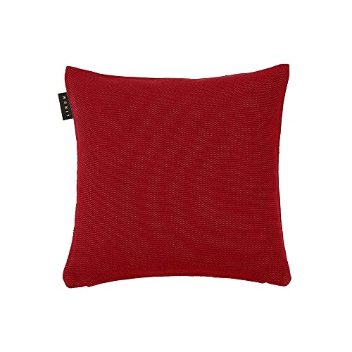 LINUM Pepper Premium Kissenhülle 40x40 cm, 100% Baumwolle, Maschinenwaschbar, Rot von LINUM