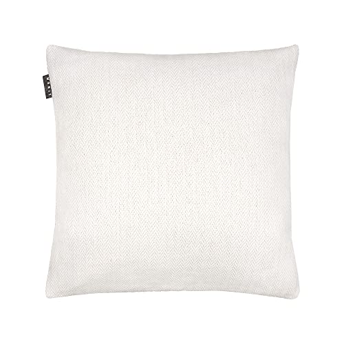 Linum Shepard Kissenhülle 50x50 cm, 100% Baumwolle, Maschinenwaschbar, Weiß von Linum