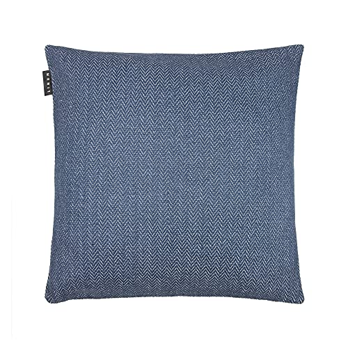 Linum Shepard Kissenhülle 50x50 cm, 100% Baumwolle, Maschinenwaschbar, Tintenblau von Linum