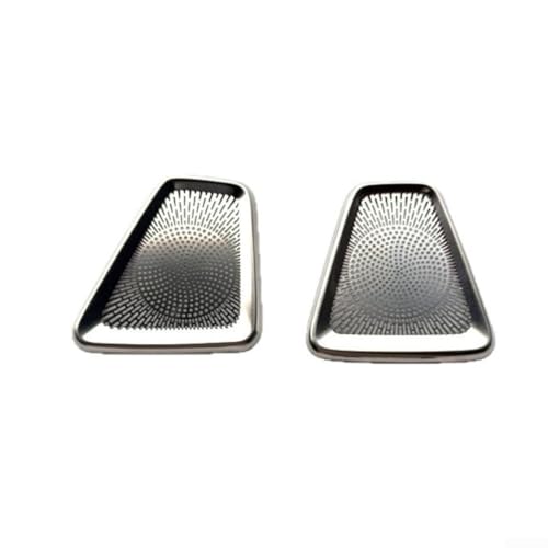 2 Stück Luftauslass-Abdeckungen, 1 Paar, aus Edelstahl, Staubschutzabdeckungen für Volvo XC60 2018–2026 und S60 2020–2026 (Silber) von Lioaeust