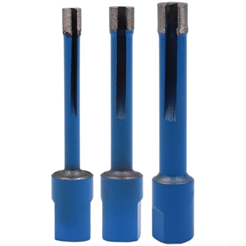 6 mm Diamant-Lochöffner für verlängerten Winkelschleiferschaft mit M10-Gewinde zum Bohren für Marmor Granit Stein Glas Fliesen Oberflächen mit Wasserkühlung empfohlen (D) von Lioaeust