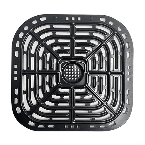 Air Fryer Grill Pan,With Handle Air Fryer Replacement Grill Pan Air Fryers Crisper Plate Air Fryer Replacement Parts,23.3 * 24.2cm von Lioaeust