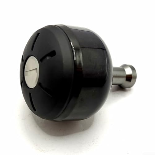 Angelrollenknauf für SW4000 10000 Modellspule, Kohlefaser-Griff-Kugelknauf, geeignet für 9 mm Außendurchmesser Lager, einteilig, leichtes 19 g Zubehör (grau) von Lioaeust