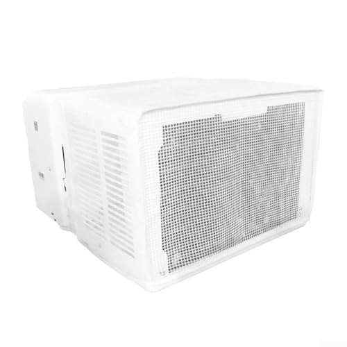 Atmungsaktive U-förmige AC-Abdeckung für Midea-Einheiten, hält Klimaanlagen sauber, einfache Installation (weiß) von Lioaeust