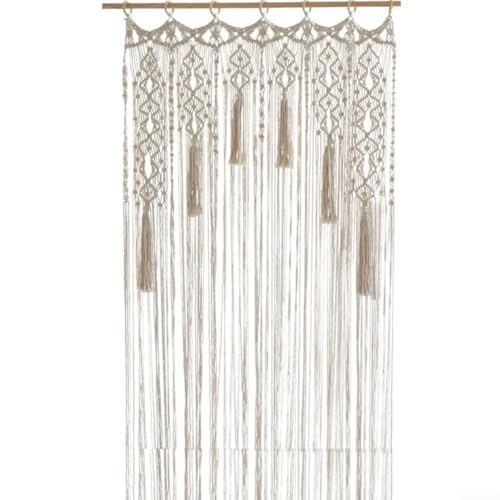 Böhmischer Türvorhang aus Baumwolle mit handgewebtem Design als dekorative Raumteiler und Hochzeitshintergrund Böhmischer Türvorhang aus Baumwolle mit handgewebtem Design als dekorative Raumteiler und Hochzeitshintergrund von Lioaeust