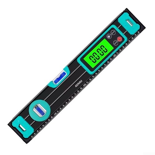 Digitale Anzeige, ± 0,05 °, elektronisches digitales LCD-Display, Level-Lineal, Winkelmesser für Heimwerker, Zuhause (400 mm) von Lioaeust