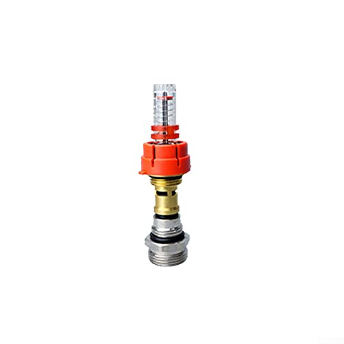 Durchflussmesser Regler, DN25 Durchflussmengen 0-5l/min Durchflussmesser für Wasser Fußbodenheizung Verteiler Durchflussmesser/Regler von Lioaeust