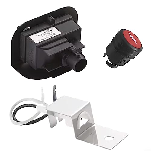 Elektronisches Zündset, Grill für Zündsystem, Ersatz für Zündknopf für Weber Q120 Q220 80475 Gasgrill Ersatz für Zündset von Lioaeust