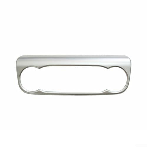 Für Ford Focus MK4 2019 2021 Klimaanlagenschalter Rahmenabdeckung Verkleidung aus ABS für lange Lebensdauer (Silber) von Lioaeust