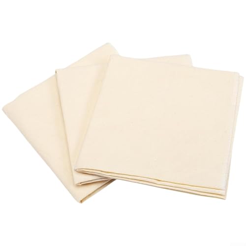 Für Teiggärtücher, 3 Stück, Leinen-Brot-Backtuch, unterstützt konsistent für Teigaufgang und speichert Feuchtigkeit, 71,1 x 71,1 cm Für Teiggärtücher, 3 Stück, Leinen-Brot-Backtuch, unterstützt konsistent für Teigaufgang und speichert Feuchtigkeit, 71,1 x 71,1 cm von Lioaeust