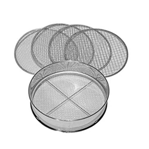 Gartensieb Set, Edelstahl 4in1 Gartensieb, Erdsieb Gartensieb mit 4 austauschbaren Siebeinsätzen für Erde und Steine Gartensieb Set, Edelstahl 4in1 Gartensieb, Erdsieb Gartensieb mit 4 austauschbaren Siebeinsätzen für Erde und Steine von Lioaeust