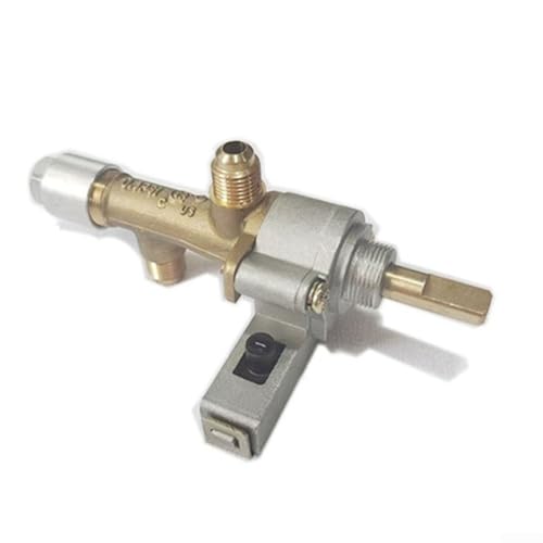 Gas-Sicherheitsregelventil mit eingebauter Piezo-Push-Zündung und Thermoelementventil, kompatibel mit verschiedenen Propangas-Heizknöpfen, verstellbare Flammenregelung für den Außenbereich (weiblich von Lioaeust