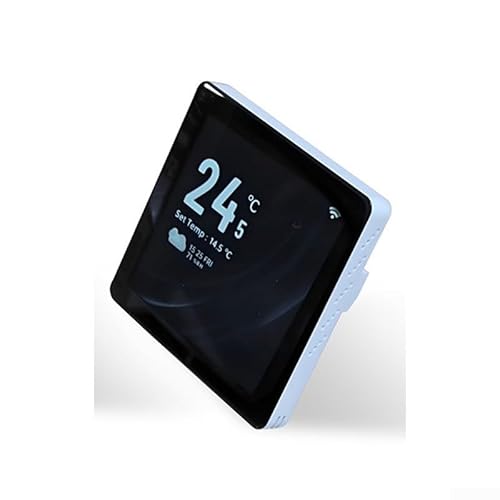 Intelligentes Thermostat für zentrale Klimaanlage, intelligenter WLAN-Temperaturregler für präzise Steuerung und Sprachaktivierung (weiß) von Lioaeust