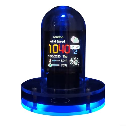 Lioaeust Intelligente WLAN-Leuchtröhre, digitales Ornament, RGB-Farbbildschirm, intelligente Uhr, WLAN-Netzwerk, digitale Desktop-Ornamente, 0M2VIRA0027I2CHBP9M2G3V9P6 Lioaeust Intelligente WLAN-Leuchtröhre, digitales Ornament, RGB-Farbbildschirm, intelligente Uhr, WLAN-Netzwerk, digitale Desktop-Ornamente, 0M2VIRA0027I2CHBP9M2G3V9P6 von Lioaeust