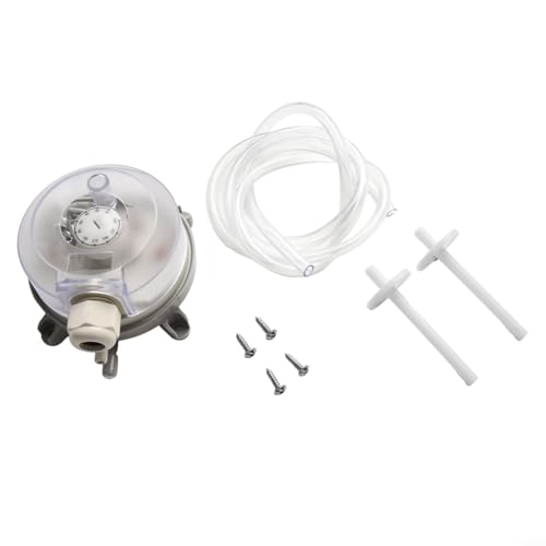 Luftdifferenzdruckschalter, 1 Stück verstellbarer Sensor zur Luftstromsteuerung in Ventilatoren und Klimaanlagen (20–200 PA) von Lioaeust