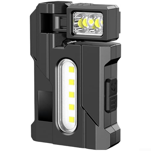 Magnetische wiederaufladbare Arbeitsleuchte mit LCD-Display und 360-Grad-Drehung für Multi-Winkel-Beleuchtung und Signalbeleuchtung mit zwei weißen und rot-blauen Lichtquellen Magnetische wiederaufladbare Arbeitsleuchte mit LCD-Display und 360-Grad-Drehung für Multi-Winkel-Beleuchtung und Signalbeleuchtung mit zwei weißen und rot-blauen Lichtquellen von Lioaeust