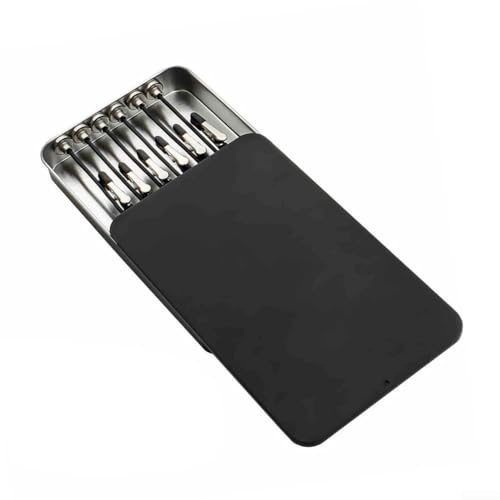 Modell Magnetklemmen Set mit flexiblen Stäben und Aufbewahrungsbox aus Metall inkl. schützenden Gummispitzen Clips für detaillierte Miniaturarbeiten von Lioaeust