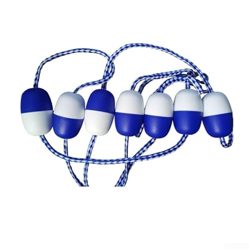 Pool Safety Float Line Kit, 5.0 m Pool Floating Line Kit Swimming Lane Divider Rope Accessories von Lioaeust