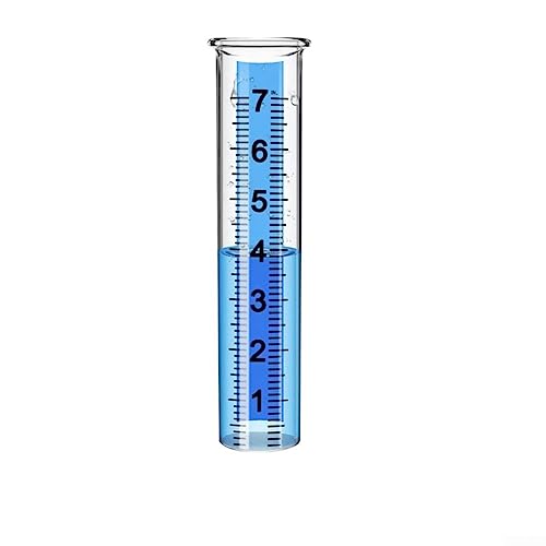 Regenmesser im Freien, Rasen-Regen-Messgerät, Regenwasserzähler, Messwerkzeug, aufrecht und stabil von Lioaeust