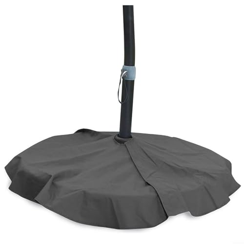 Runder Schirmständer, 90 cm Durchmesser, für den Außenbereich, Terrasse, runder Schirmständer, Staubschutz, wasserdicht, Ersatzzubehör von Lioaeust