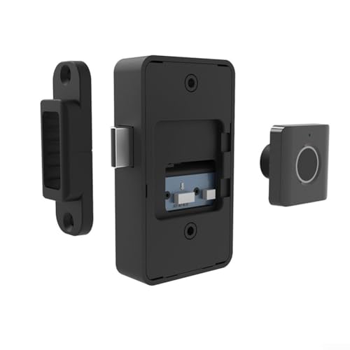 Schloss für Schublade, Schrank, biometrisches Schloss, Schublade, elektronisches Schloss, schlüssellos, Fingerabdruckschloss, Möbel, Büro, Schrank, Türschloss (10 Fingerabdrücke) von Lioaeust
