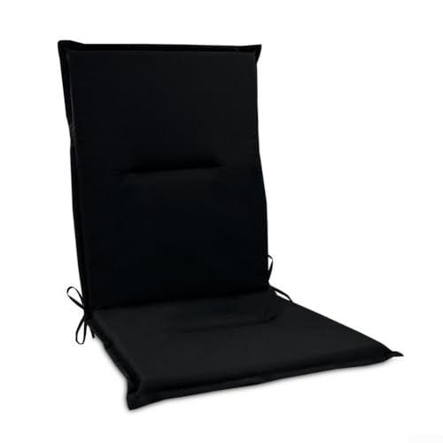 Schutzmatte für Gartenstühle zum Zusammenklappen und für Gartenstühle mit UV-Beständigkeit und komfortablem Design für den Außenbereich (schwarz) von Lioaeust