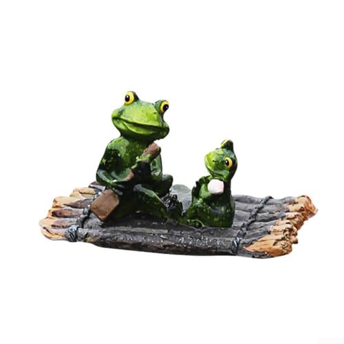 Schwimmende Frosch-Figuren aus Kunstharz für den Garten für Teichdekoration, Outdoor-Wasserspiele, fügen dynamische visuelle Effekte zu Pools und Terrassen hinzu von Lioaeust