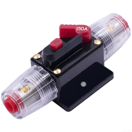 Sicherungshalter mit Schalter für Auto-Audiosystem mit automatischem Schutzschalter (150 A) von Lioaeust