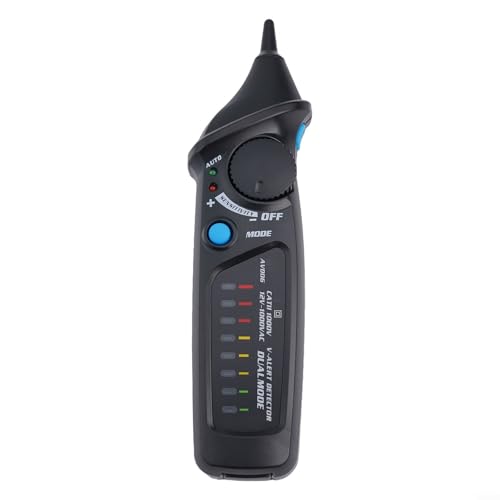 Smart Electric Test Induktionsstift, AVD06 Dual-Modus-elektrischer Teststift für intelligenten, berührungslosen Tester, Elektrizität, Induktionsstift für die Industrie (schwarz) von Lioaeust