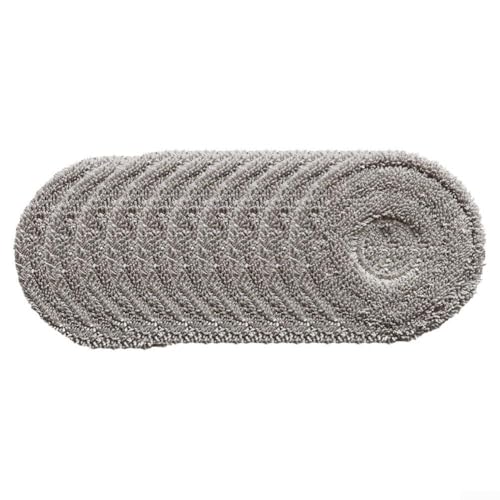 Staubsauger-Wischtuch-Set für Cecotec für Conga 15090 16090 AI SpinArm Home&Wash 4 oder 10 Stück Mikrofaser-Wischmopp-Pads für zuverlässige Bodenreinigungsleistung (10 Stück) von Lioaeust
