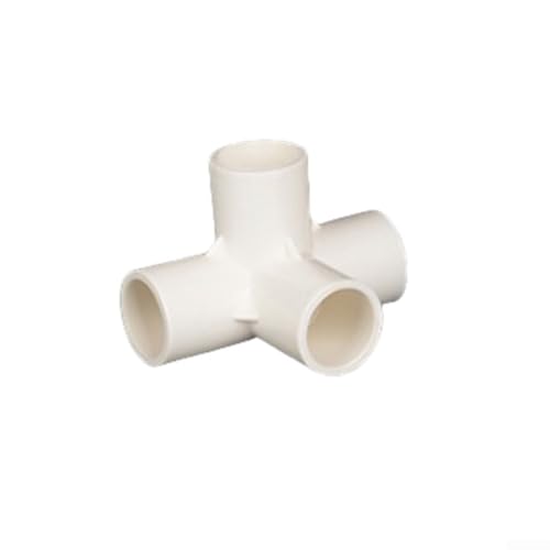 Vier-Wege-PVC-Armaturen für Wasserrohrsysteme, entworfen mit Hochglanz-Finish und rissfestem Material für dauerhafte Haltbarkeit bei DIY-Projekten (50 PVC (20 PVC (4 Punkte)) von Lioaeust
