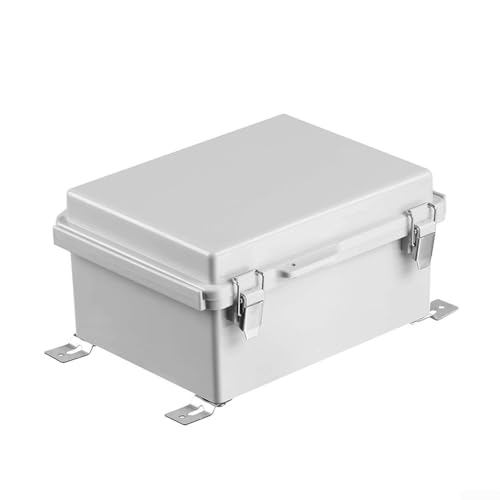 Wasserdichte Verteilerkasten, 290 x 190 x 140 mm, elektrische Box, wasserdichte Anschlussdose, IP67 ABS, schützt Kabelabdeckung für den Außenbereich von Lioaeust