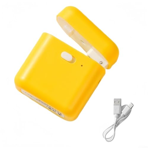 Wiederaufladbarer Mini-Beutel-Versiegeler mit Magnetstreifen zum Heißsiegeln für Plastik-Snackbeutel, tragbar und effizient für die Aufbewahrung von Lebensmitteln und Snack-Frische (Gelb) von Lioaeust