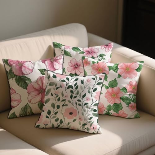 Kissenbezüge Lila Kissenbezug Blumen Kissenhüllen 45x45 cm Samt Deko Kissen 4er Set Quadrat Sofakisse Dekokissen Beidseitig Bedruckt Muster für Deko Wohnzimmer Zimmer, Geschenke für Frauen b-1431 Kissenbezüge Lila Kissenbezug Blumen Kissenhüllen 45x45 cm Samt Deko Kissen 4er Set Quadrat Sofakisse Dekokissen Beidseitig Bedruckt Muster für Deko Wohnzimmer Zimmer, Geschenke für Frauen b-1431 von Lioauanh