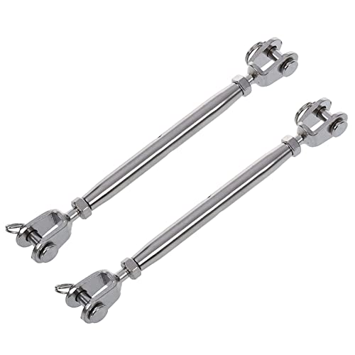 Lioggyet 2 x Rig-Schraube aus Edelstahl 304, geschlossener Körper, Schnalle, 7/32 Gewinde von Lioggyet