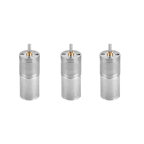 Lioggyet 3 x 25GA-370 DC 12 V Mini-Getriebemotor für elektronisches Schloss (300 U/min) von Lioggyet
