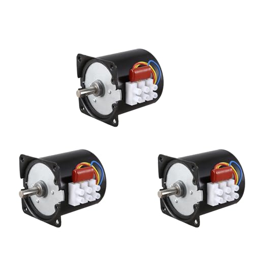 Lioggyet 3X Synchron Motor 15 RPM 60KTYZ 220 V 14 W Permanent Magnet Synchron Getriebe Motor Kleiner Motor von Lioggyet